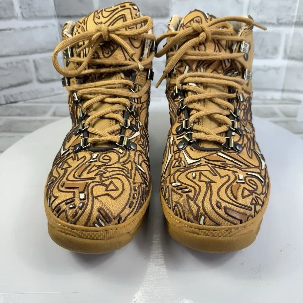 Timberland Ventech III Graffiti Graphic Field Boots Wheat 11.5- Limited Edition